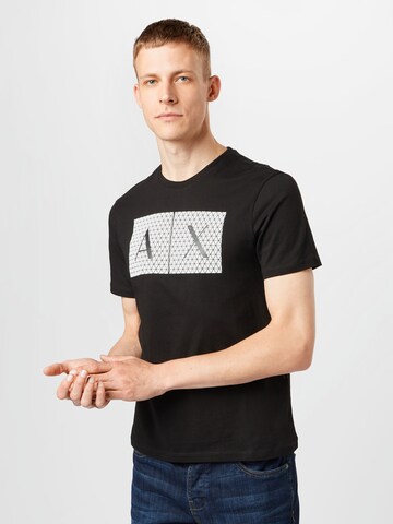 ARMANI EXCHANGE Shirt '8NZTCK' in Black: front