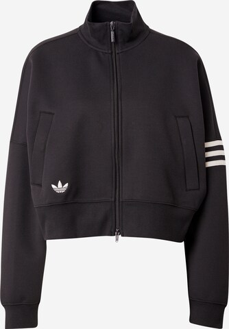 ADIDAS ORIGINALS Sweat jacket 'Neuclassics' in Black: front