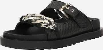 GUESS Mules 'FATEMAN' in Black: front
