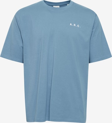 !Solid Shirt 'Sdelan' in Blue: front