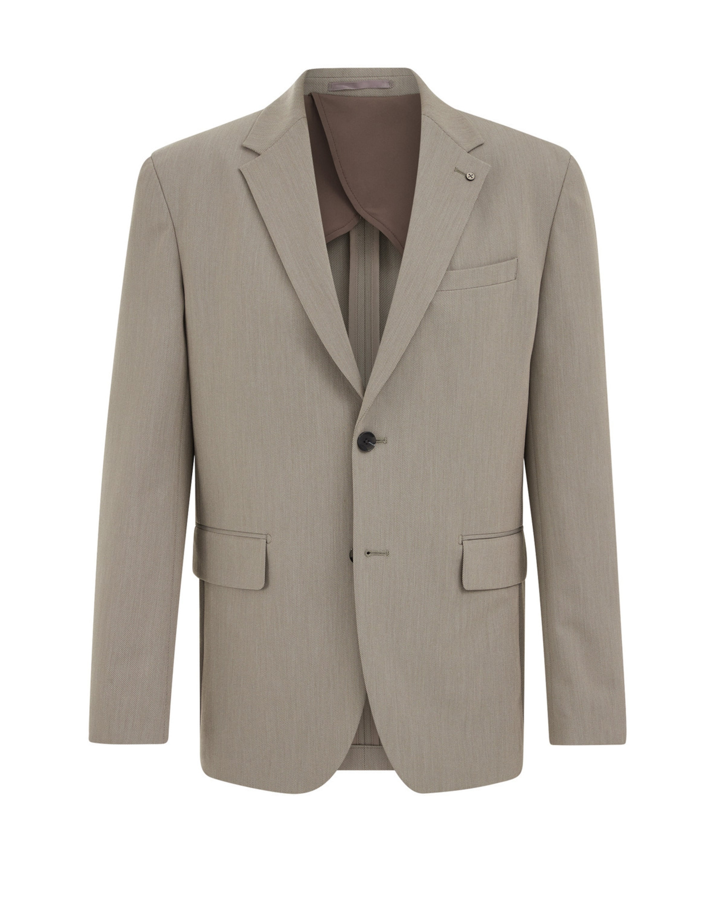 WE Fashion Slim Fit Бизнес сако в сиво: отпред