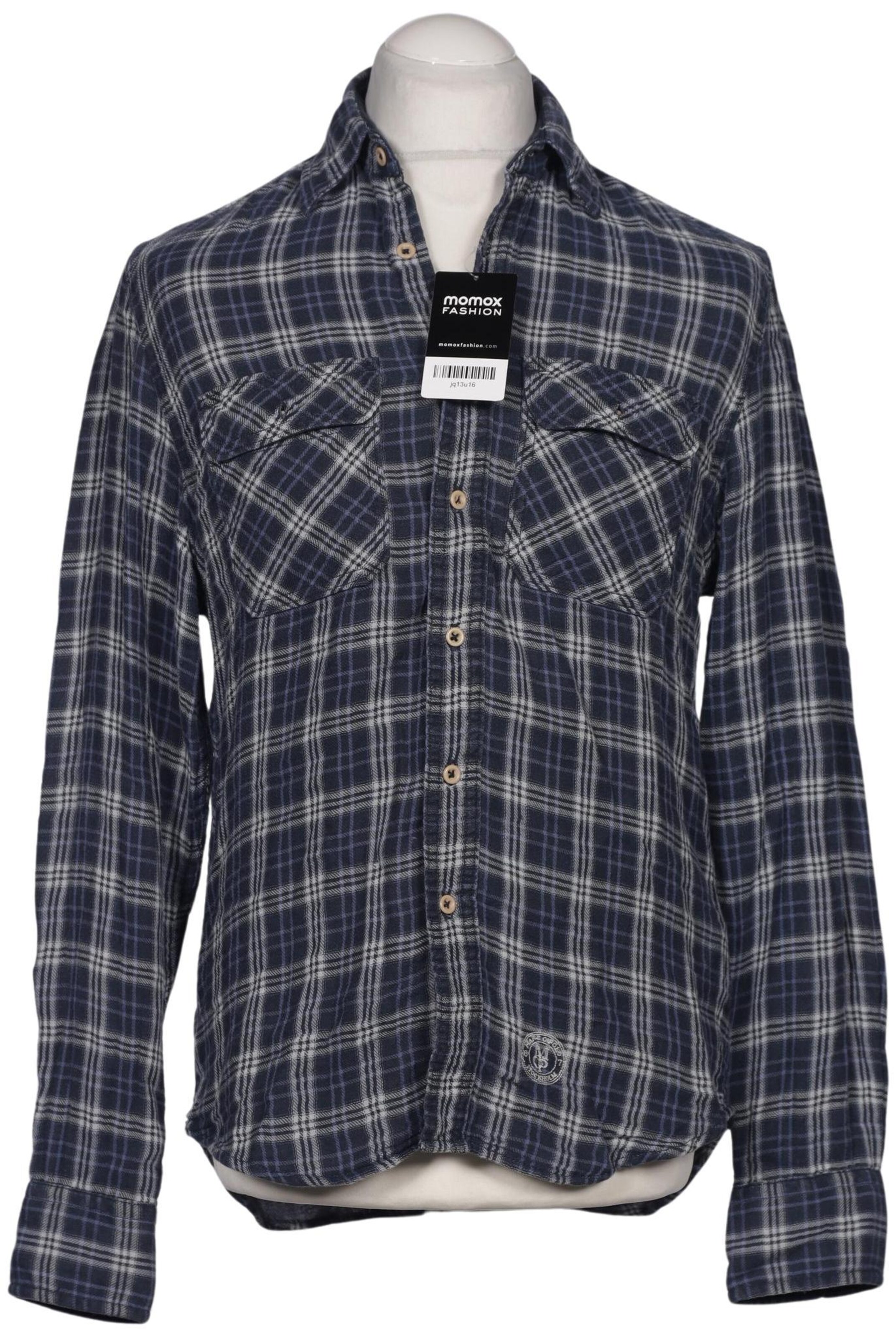 Marc O'Polo Button Up Shirt in M in Blue: front