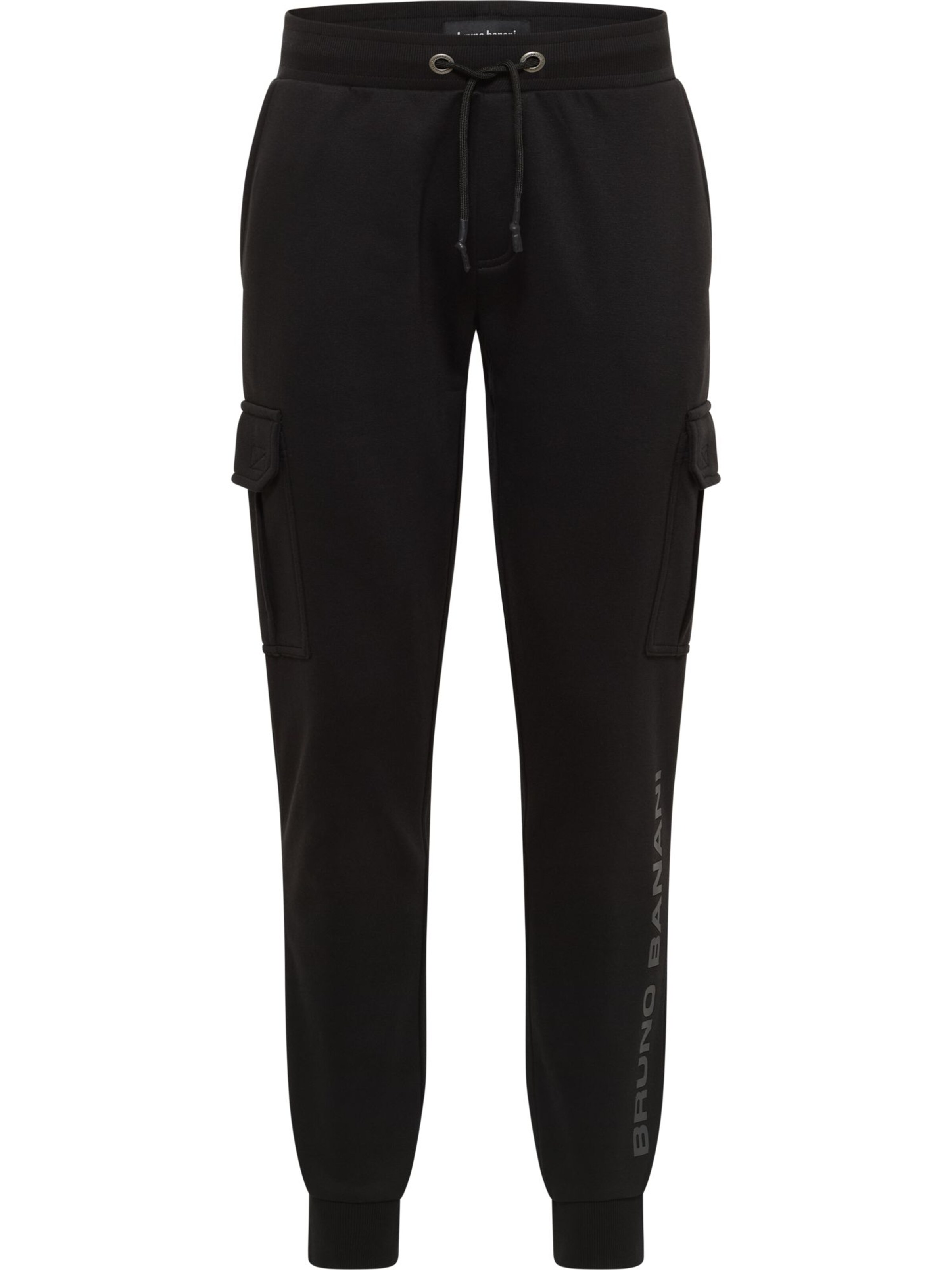 Bruno Banani Pantalon cargo en noir, Vue avec produit