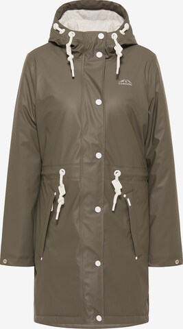 ICEBOUND Raincoat in Green: front