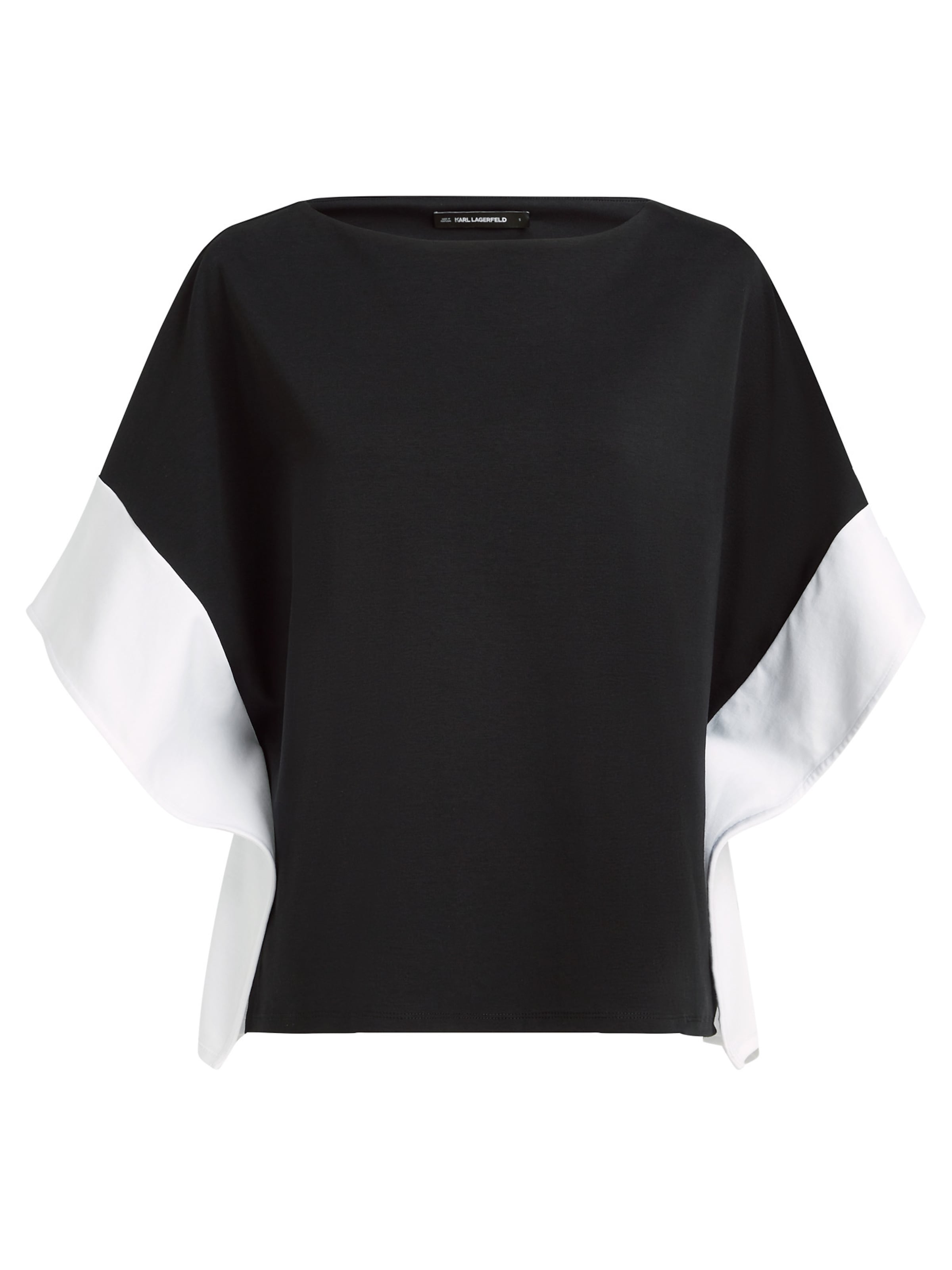 Camicia da donna di Karl Lagerfeld in nero: frontale