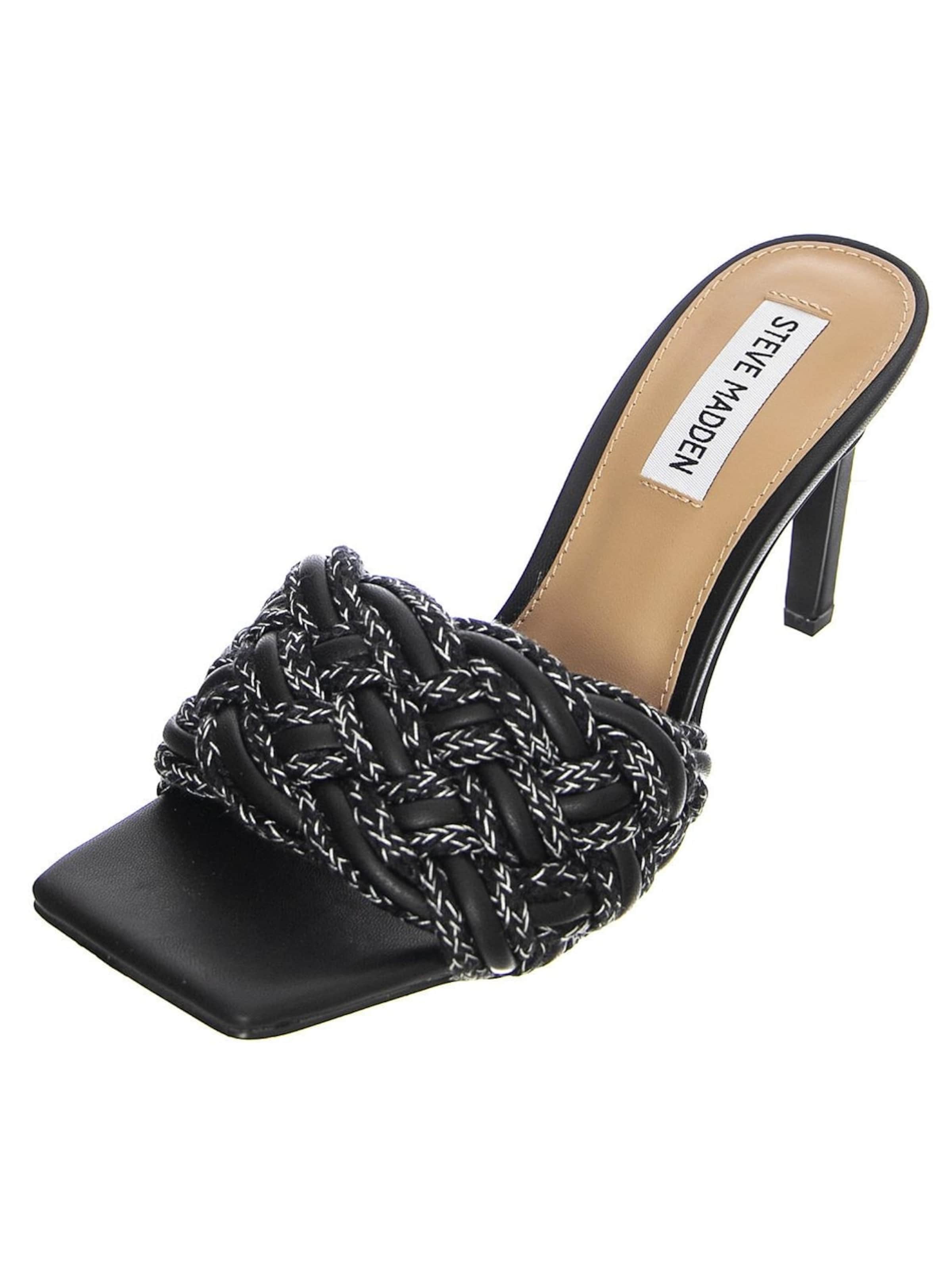 STEVE MADDEN Mules 'Womens Espresso Black Mult Sandals' in Black: front
