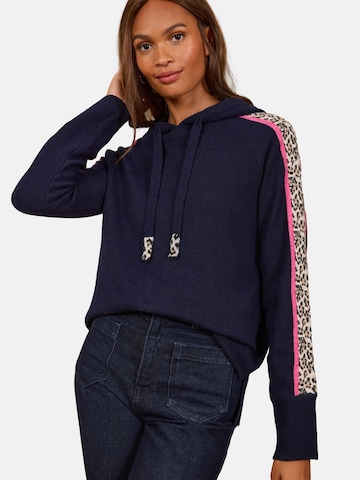 Pullover di love & roses in blu: frontale