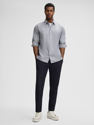 STRELLSON Regular fit Button Up Shirt 'Charlie' in Grey