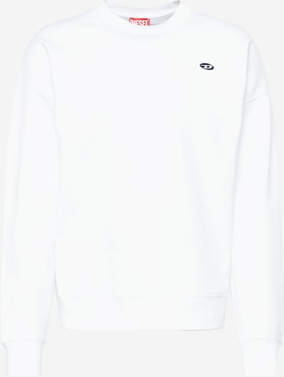 DIESEL Sweatshirt 'DOVAL' in Black / White, Item view