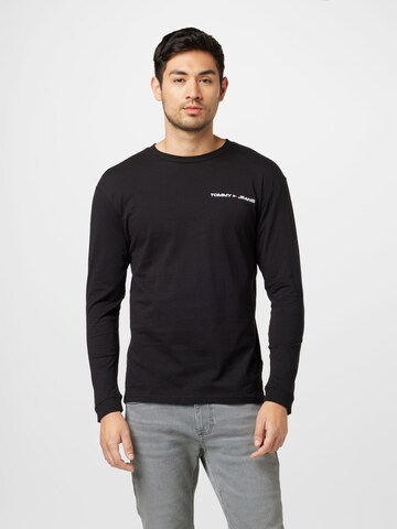 T-Shirt Tommy Jeans en noir : devant