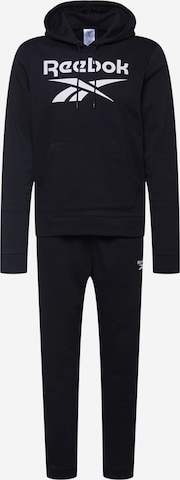 Reebok Classics Sports Suit in Black: front