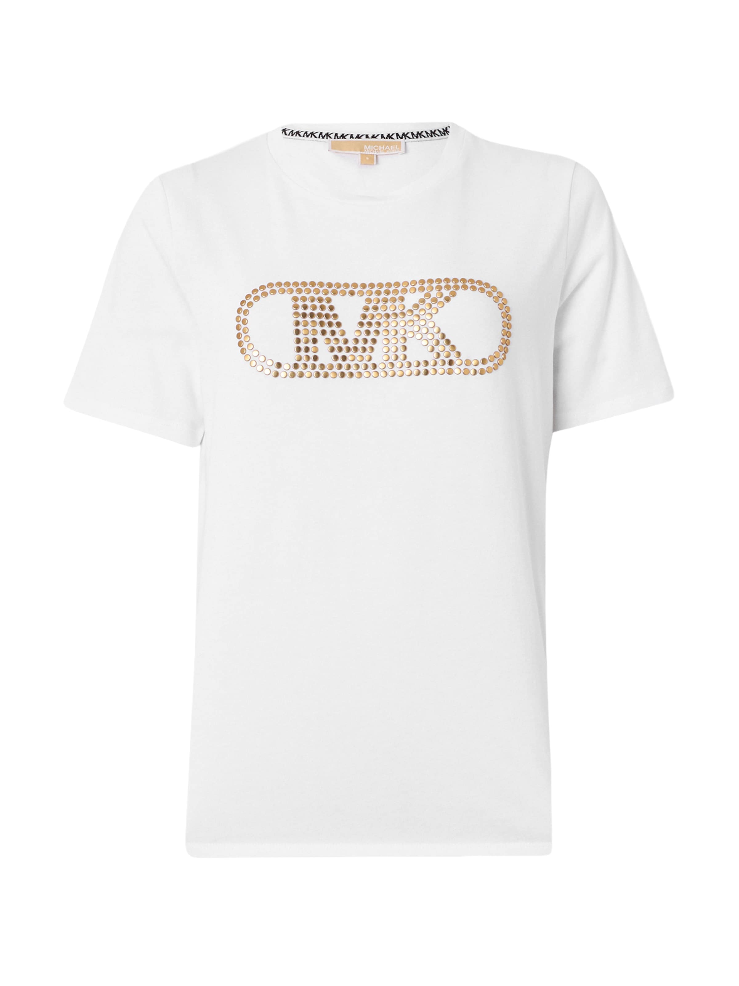 MICHAEL Michael Kors - Camisa 'EMPIRE' em branco: frente