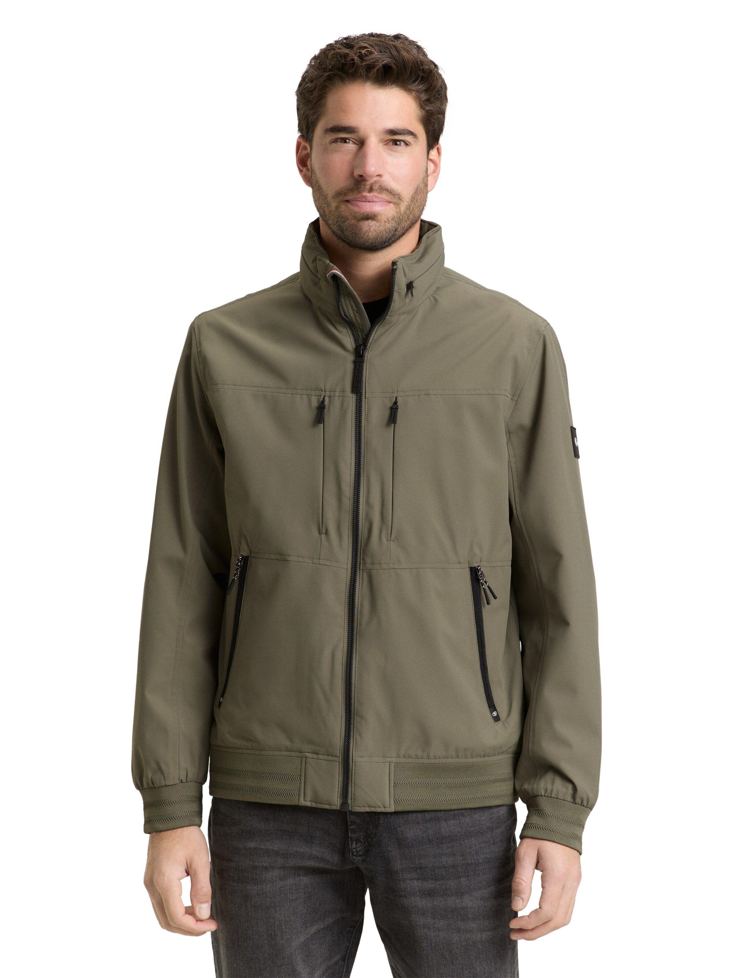 TOM TAILOR Jacke in Grün: Vorderseite