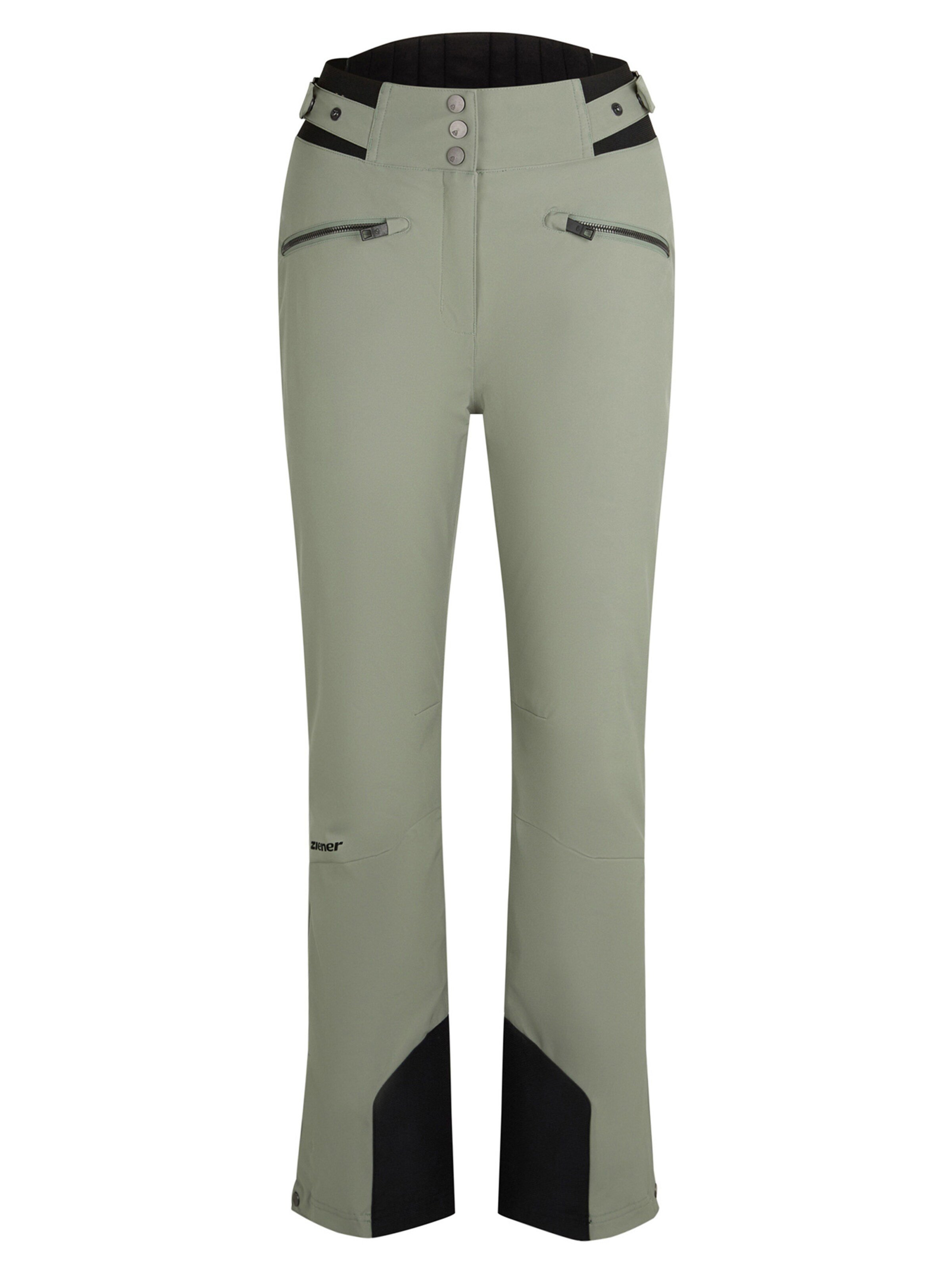 ZIENER Outdoor Pants 'Z ' in Green: front