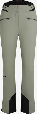 ZIENER Outdoor Pants 'Z ' in Green: front