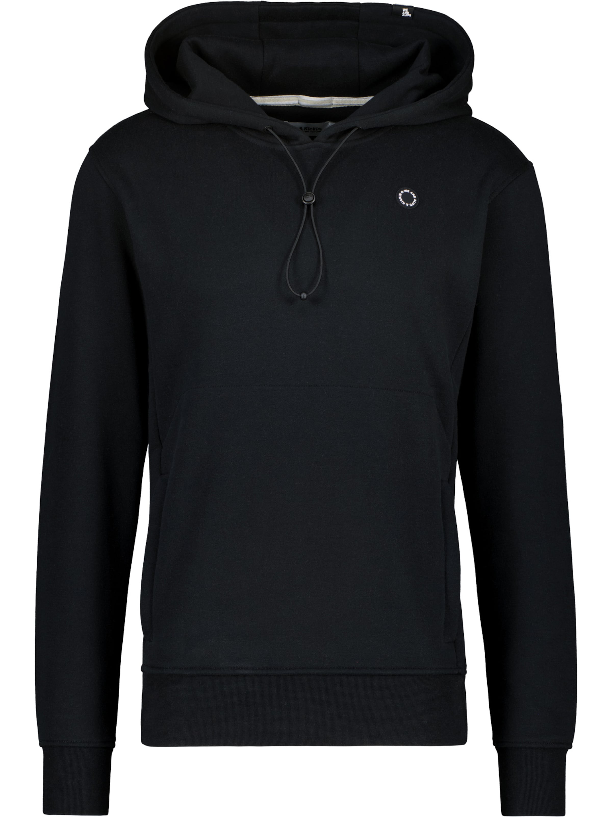 alife & kickin Sweatshirt 'Cassian' in Black: front