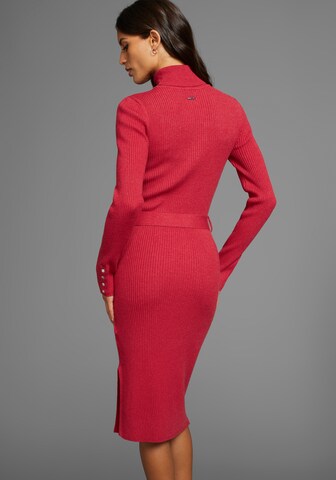 LAURA SCOTT Knitted dress in Red