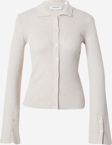 modström Kardigan 'Hiroki' w kolorze beżowy: przód