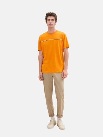 TOM TAILOR T-Shirt in Orange