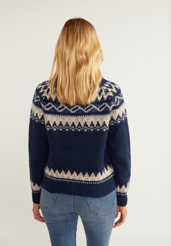 usha BLUE LABEL Knit cardigan in Blue