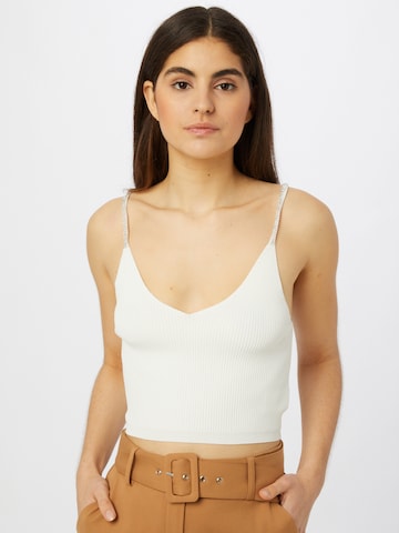 ABOUT YOU Top 'Malena' in White: front