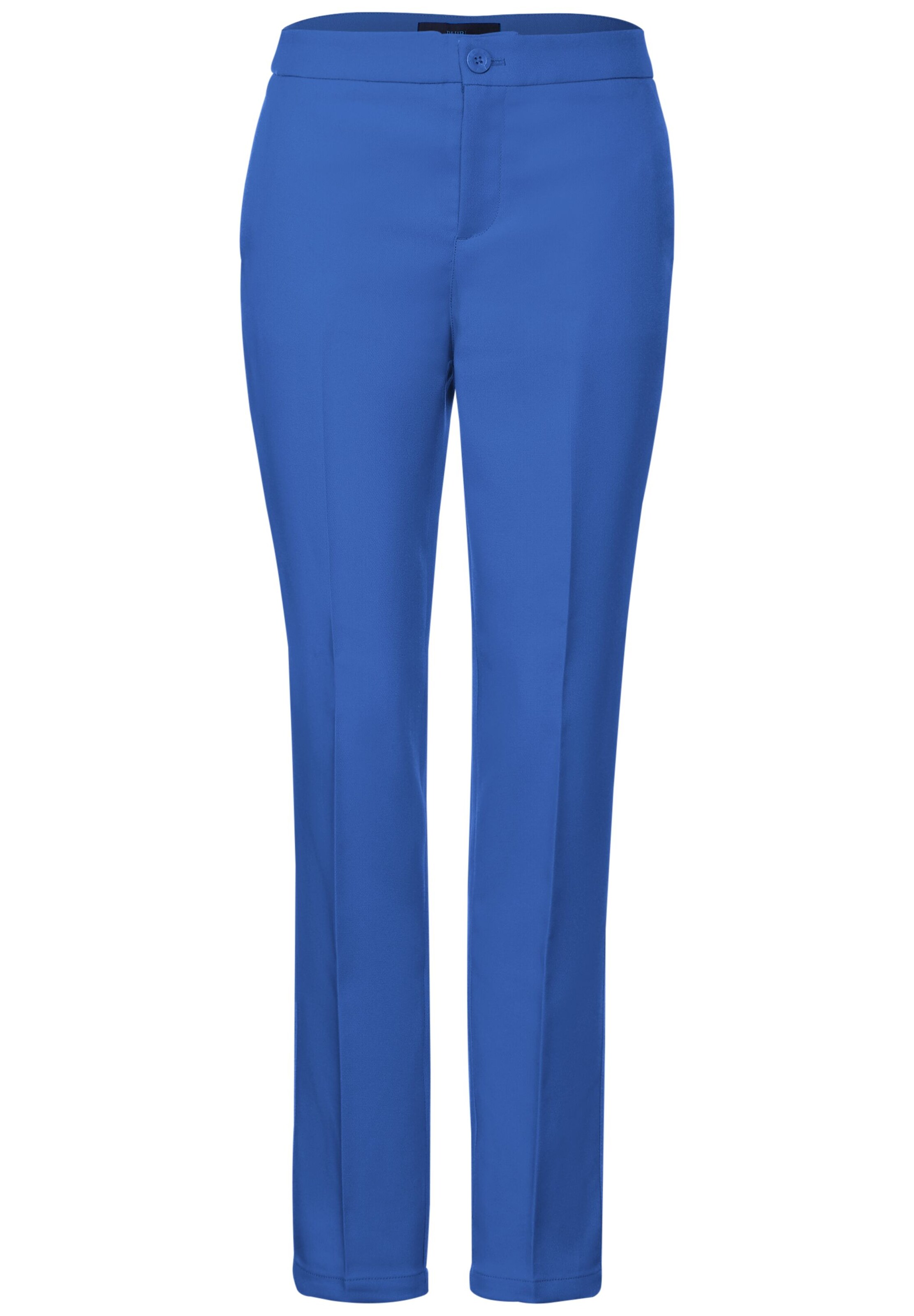 STREET ONE Tapered Pantalon in Blauw: voorkant