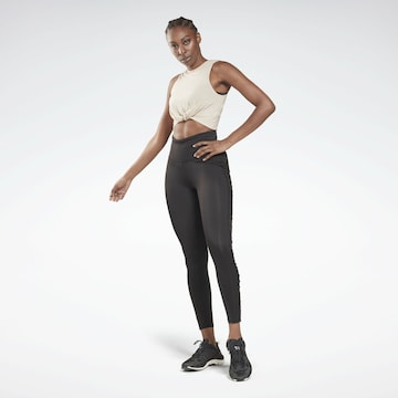 Reebok Спортивный топ 'Studio Gathered Solid' в Бежевый