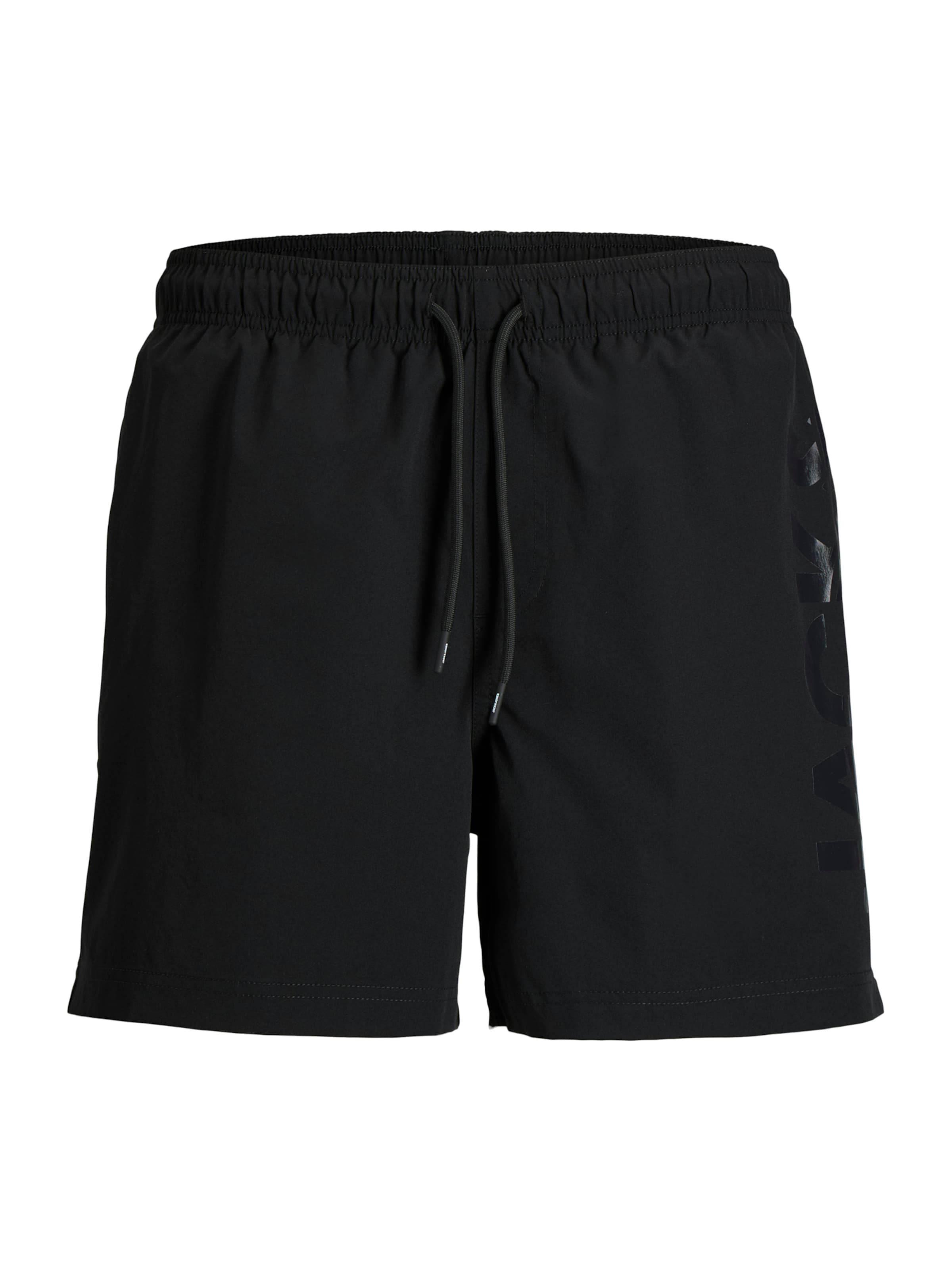 Jack & Jones Plus Плавательные шорты 'JPSTMAUI' в Черный: спереди