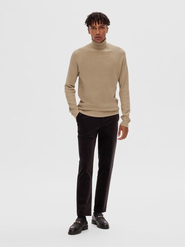 SELECTED HOMME Pullover 'Mattis' i beige