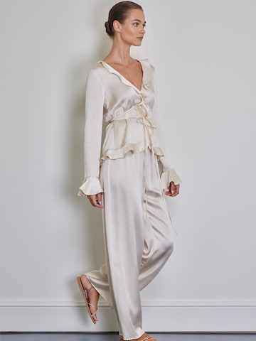 Anse Victorin Regular Broek 'Emma' in Beige