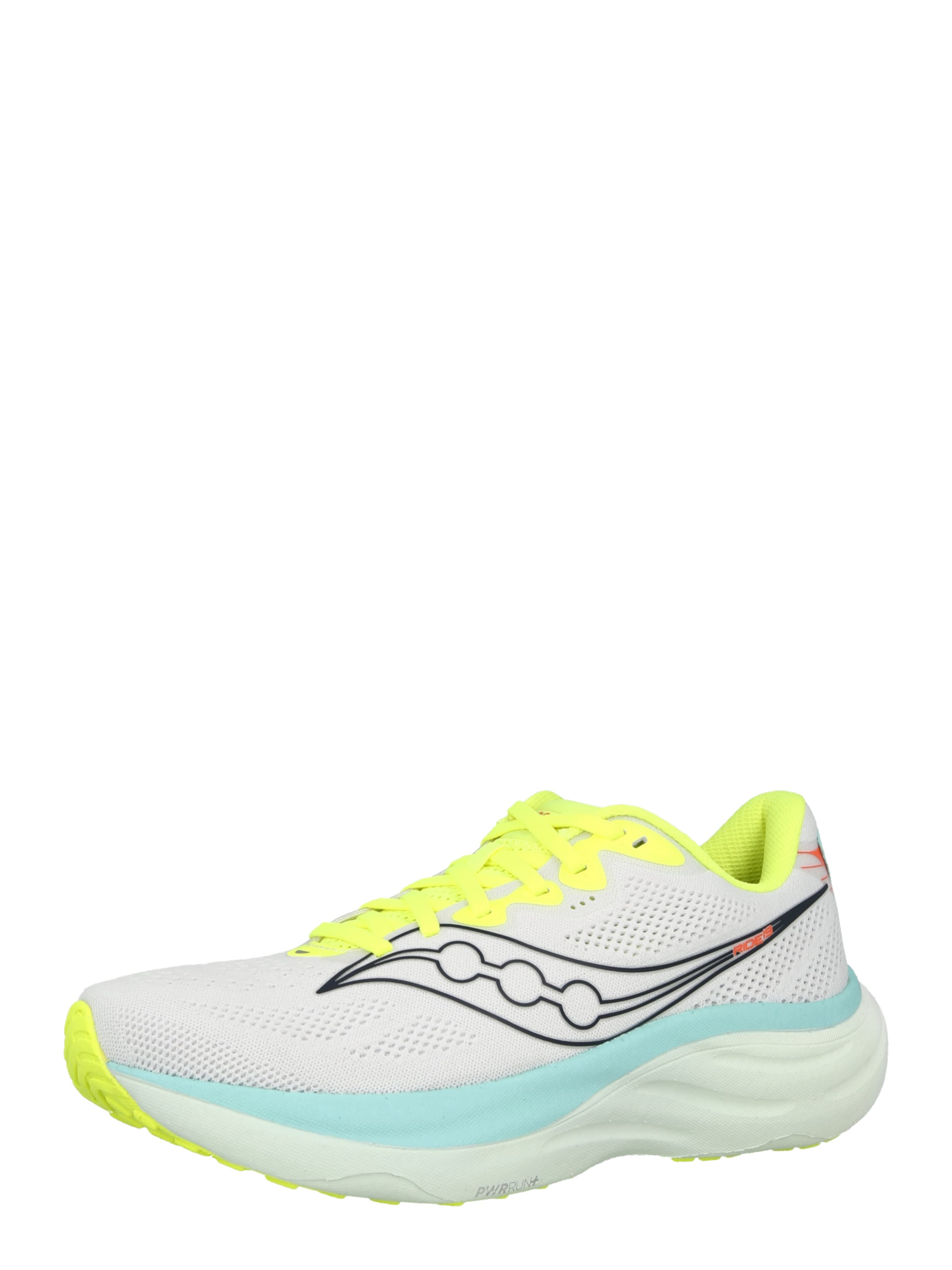 saucony Loopschoen 'RIDE 19' in Wit: voorkant