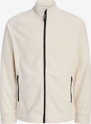 JACK & JONES Fleecetakki 'JJPLUTO' värissä beige: etupuoli