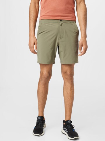 HOLLISTER Regular Trousers in Green: front