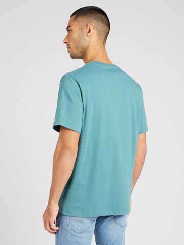 WRANGLER T-Shirt 'SIGN OFF' in Blau