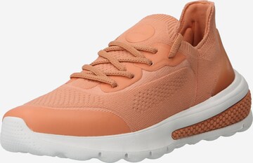 Baskets basses GEOX en orange : devant