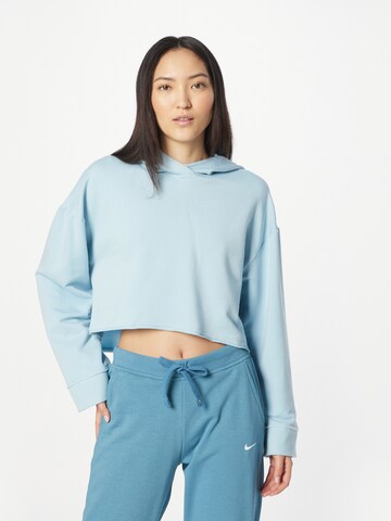 Sweat de sport NIKE en bleu : devant