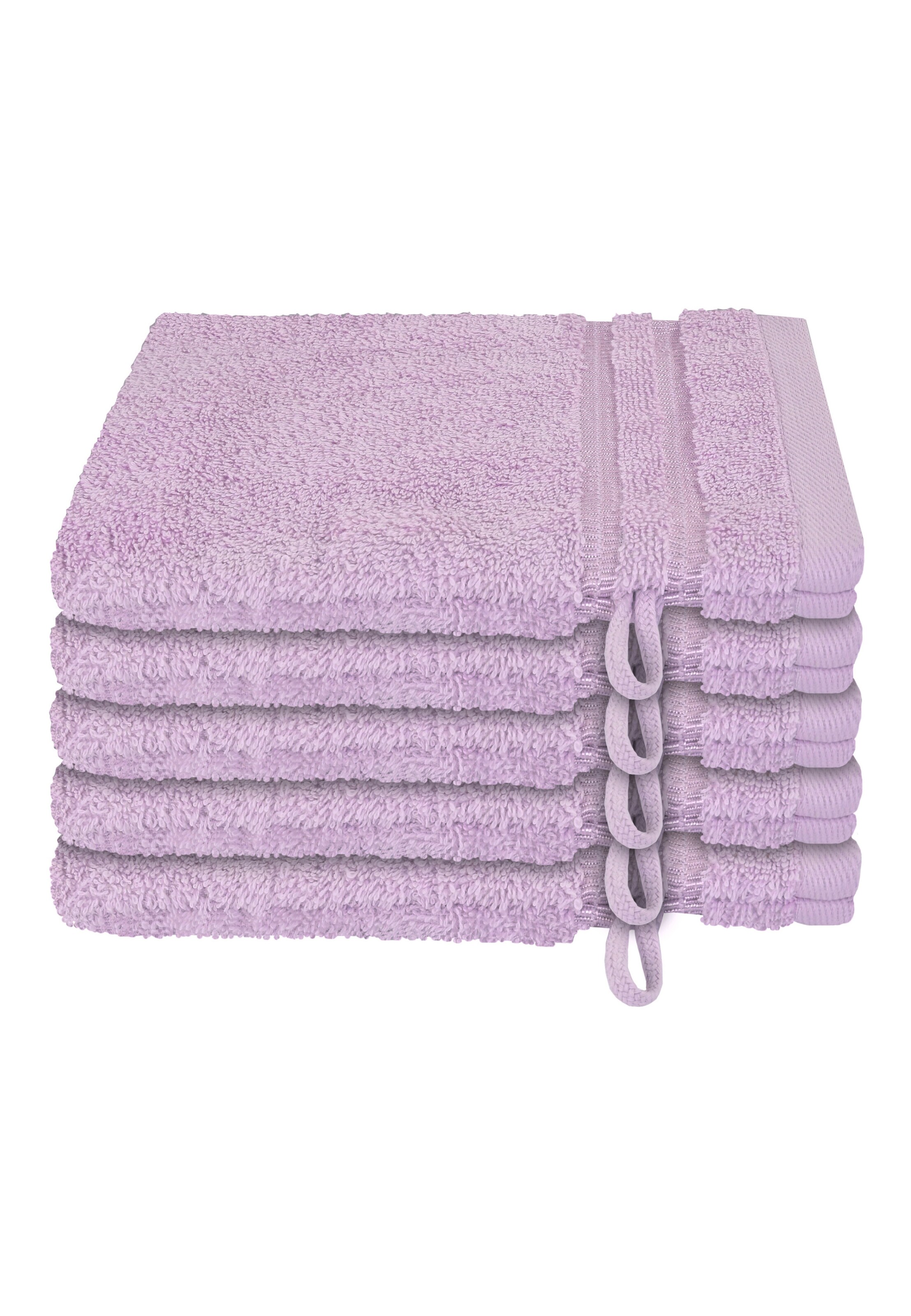 SCHIESSER Waschhandschuhe 'Milano' in Pink: Vorderseite