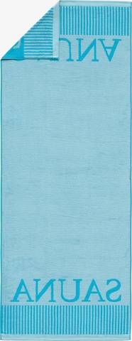 SCHIESSER Saunatuch 'Rom' in Blau