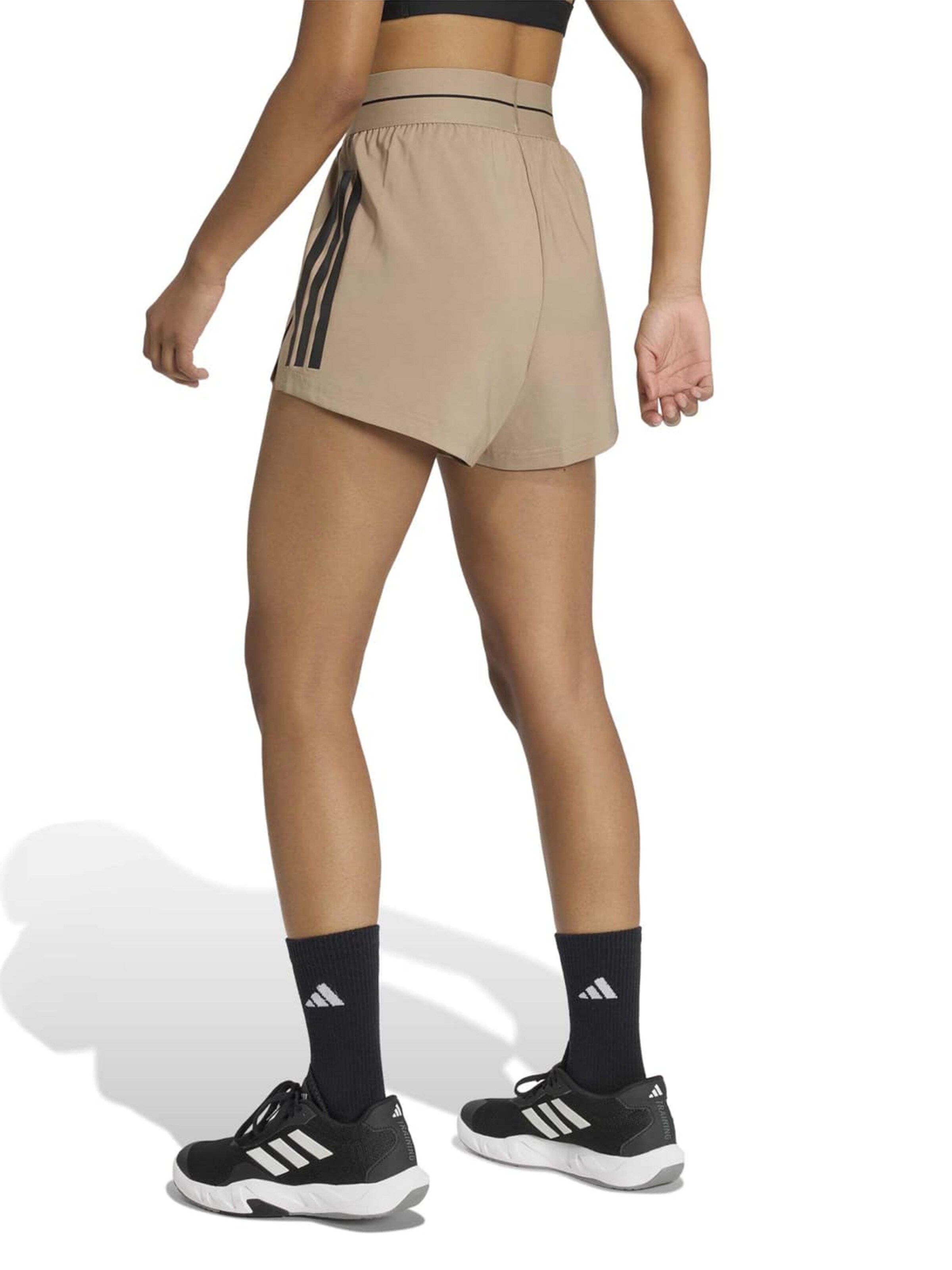 ADIDAS PERFORMANCE - Loosefit Calças de desporto 'HYG' em castanho