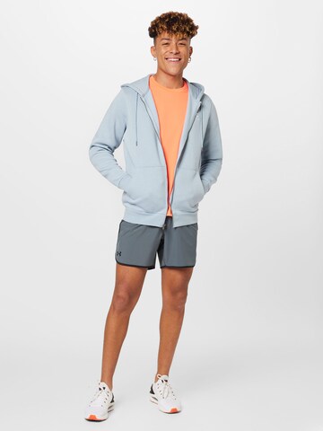 UNDER ARMOUR Sportsweatjacke 'Essential' in Blau