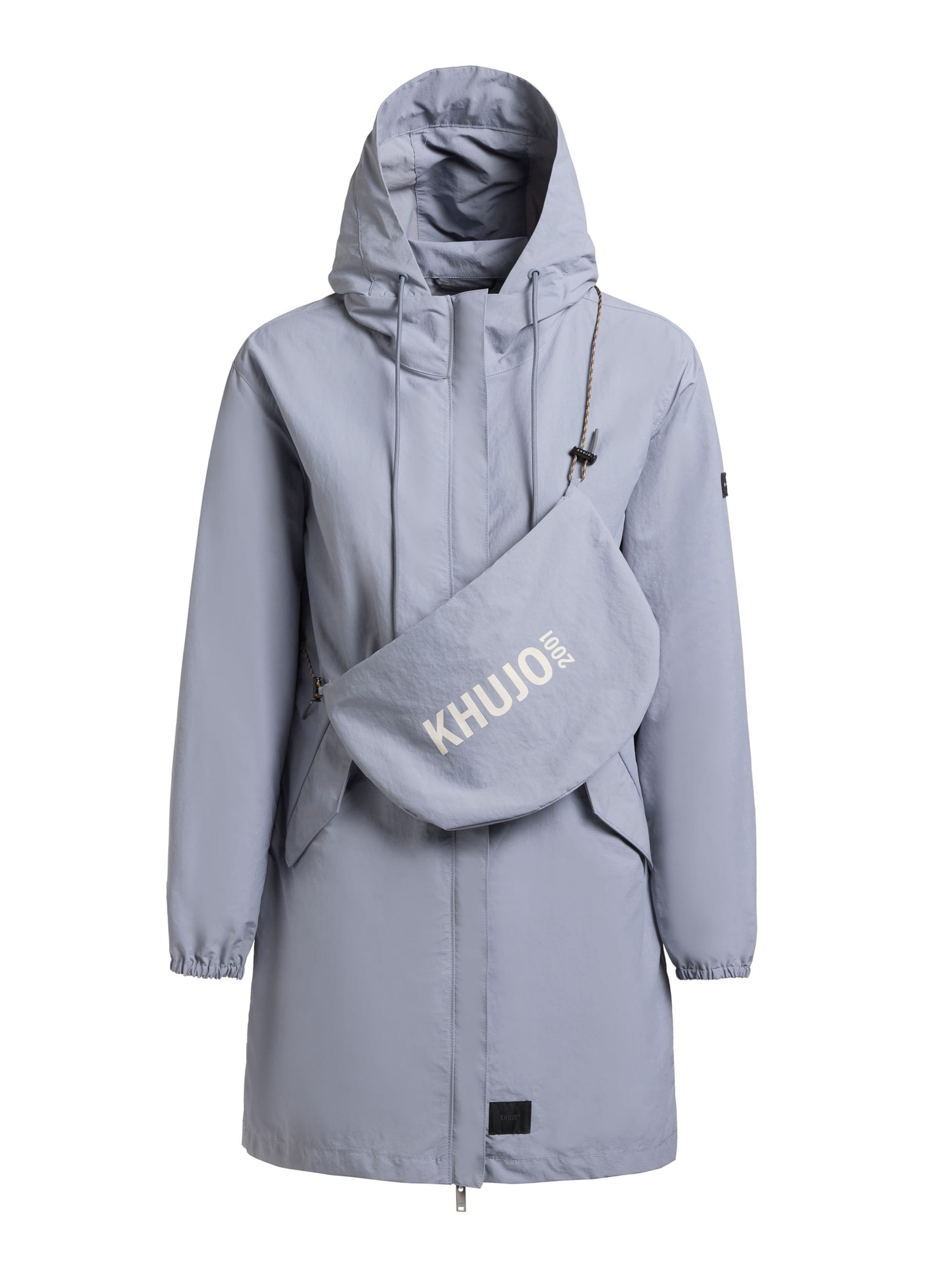 khujo Between-seasons coat 'Ameti' in Dusty blue, Item view