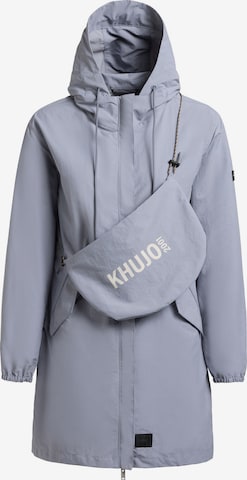 Manteau mi-saison 'Ameti' khujo en bleu : devant