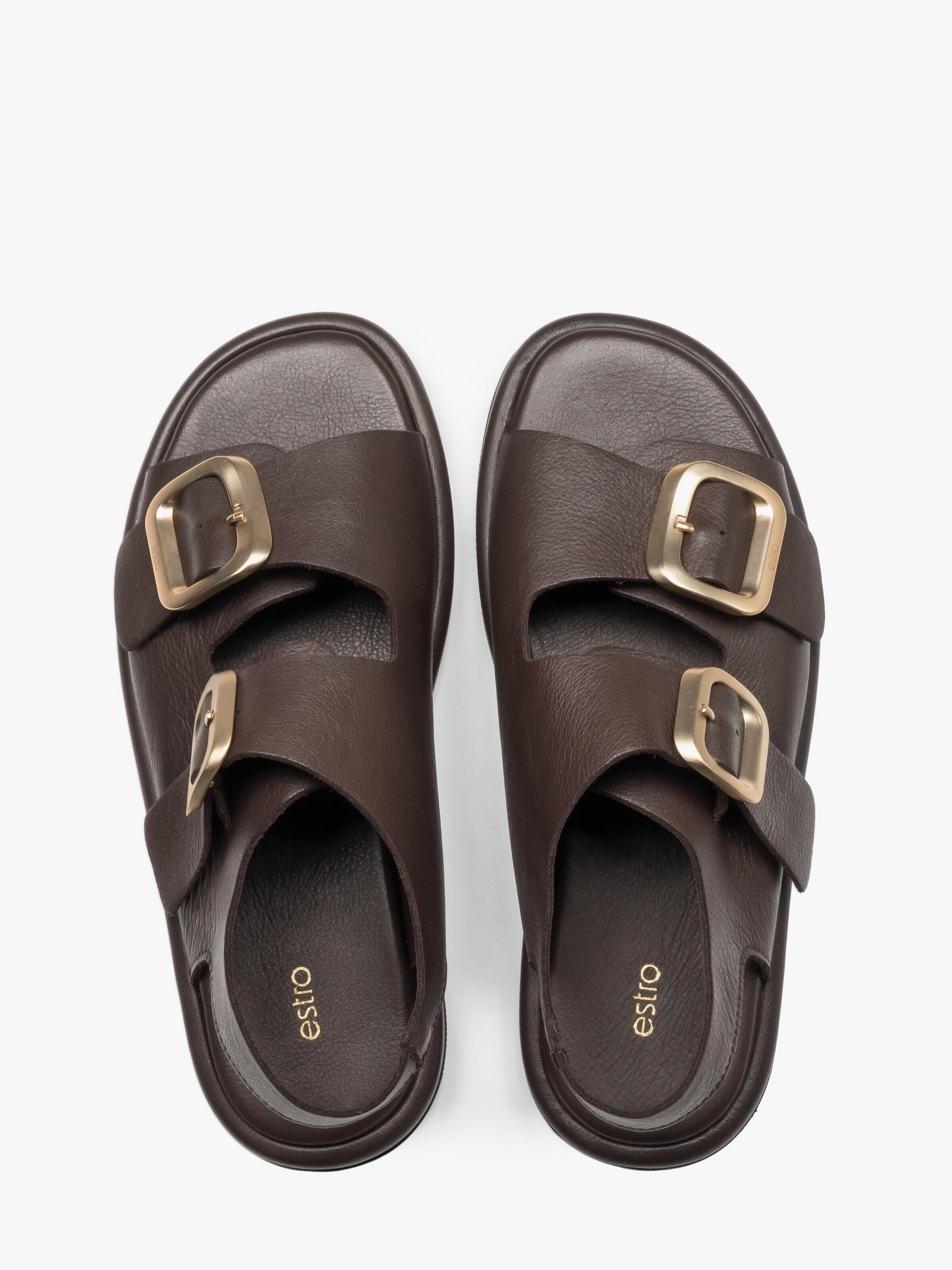 Estro Sandals '253-26106' in Brown