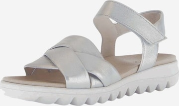 GABOR Sandal in Silver: front