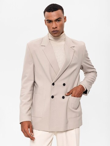 Coupe regular Veste de costume Antioch en beige