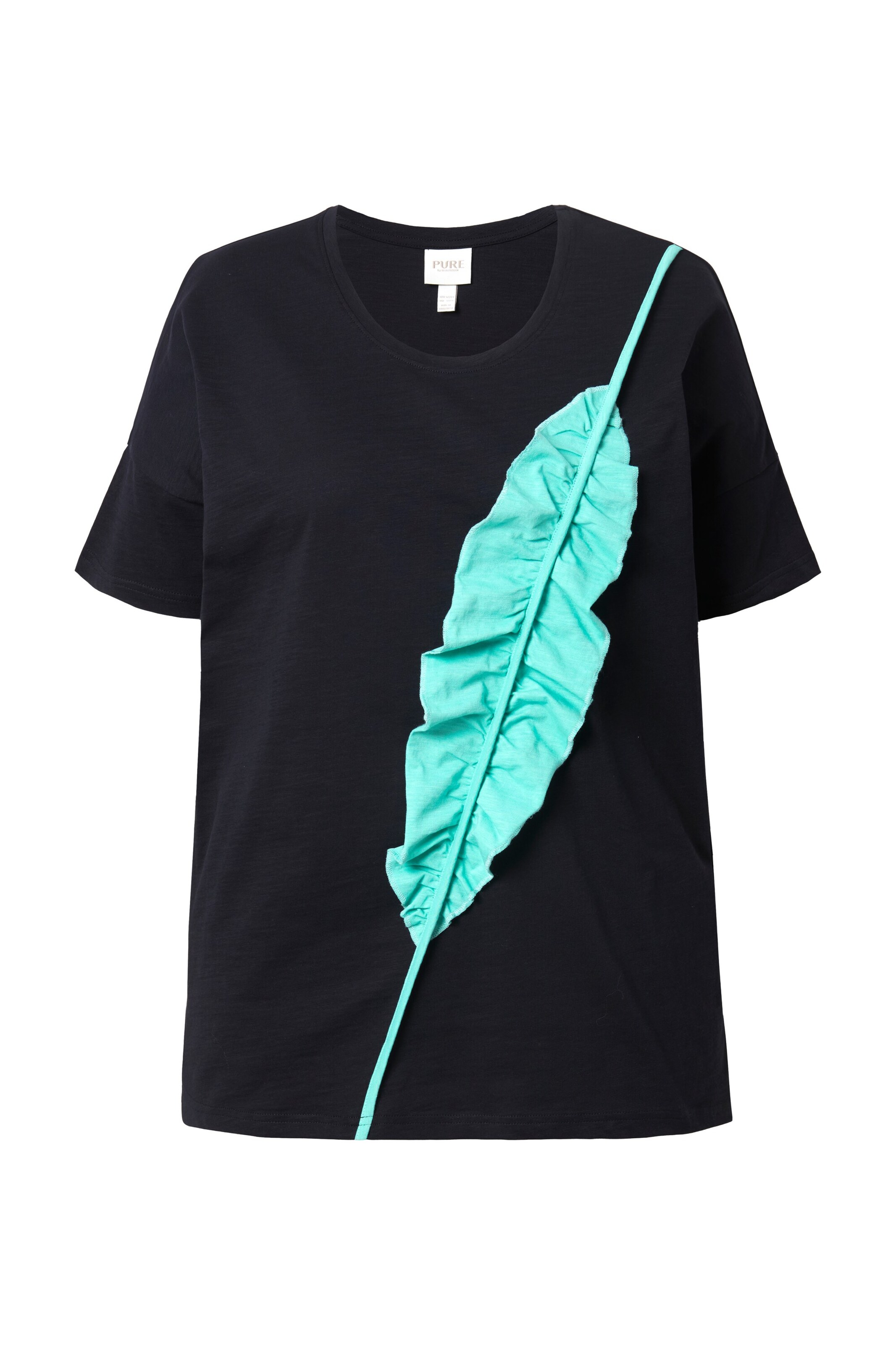 Ulla Popken Shirt in Black: front