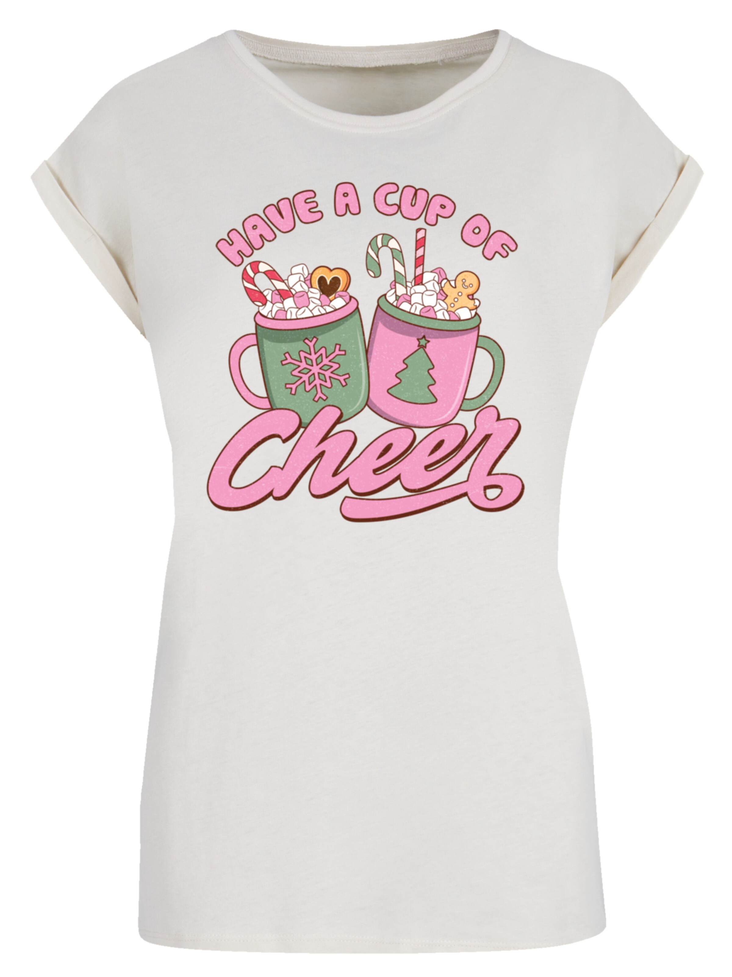 F4NT4STIC Shirt in Beige: voorkant