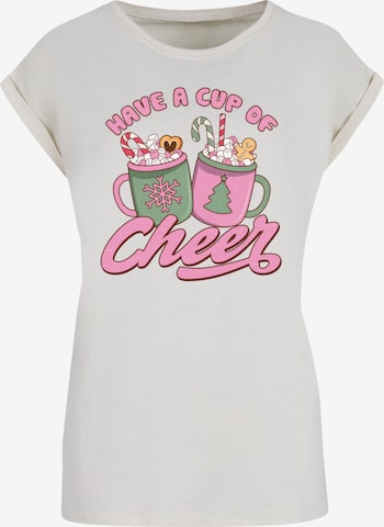 F4NT4STIC Shirt in Beige: voorkant