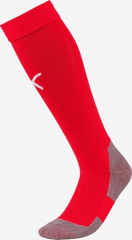 PUMA Soccer Socks 'Team Liga' in Red: front