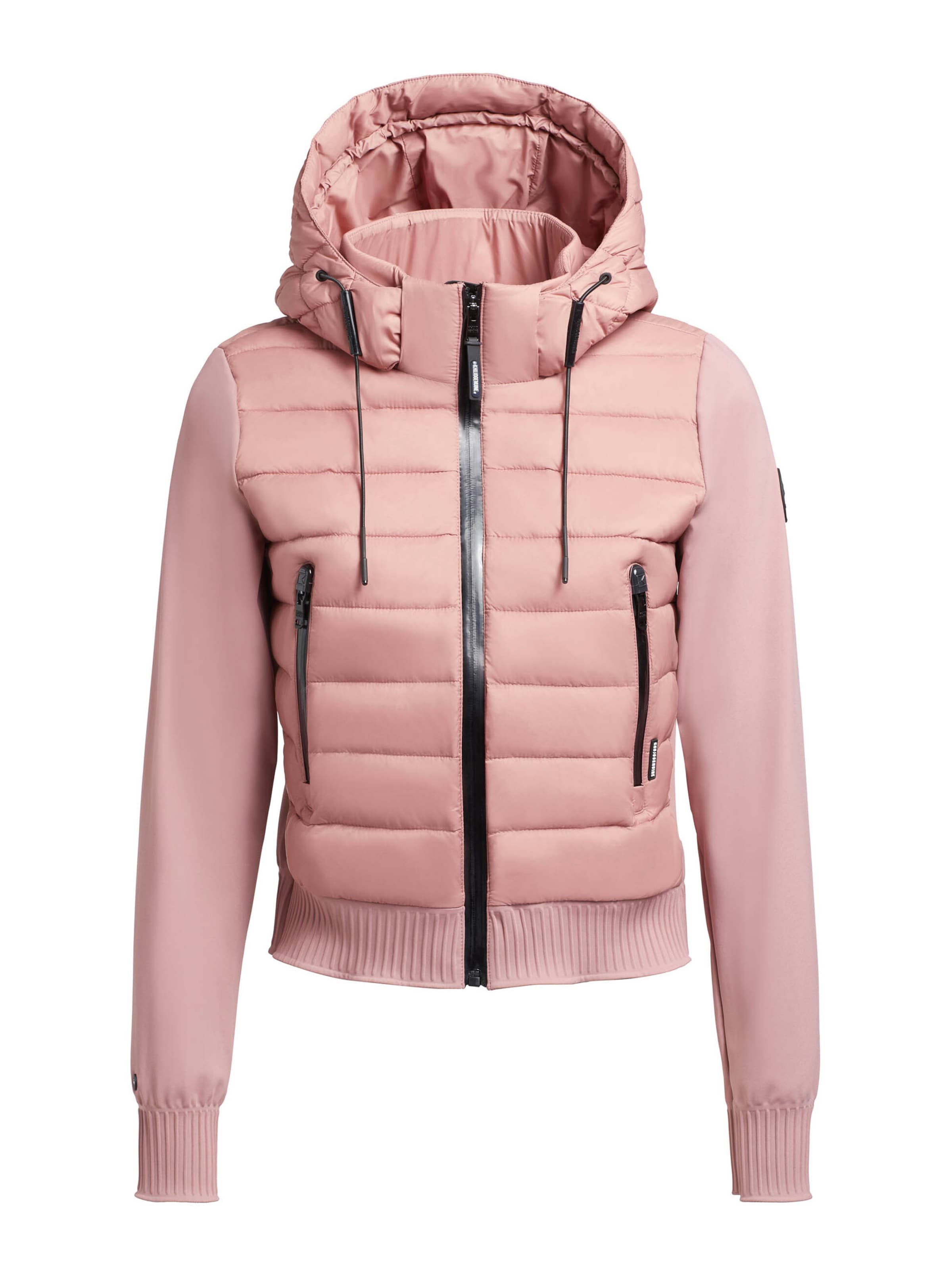 khujo Between-season jacket 'Dalis2' in Dusky pink / Black, Item view